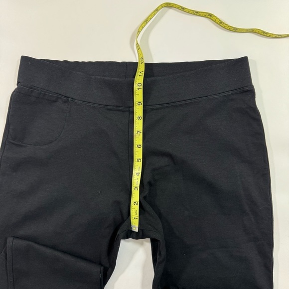 American Giant No Bs Crop Ponte Legging Pant Black - Picture 5 of 8